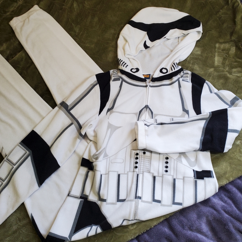 Fleece Storm Trooper Onsie